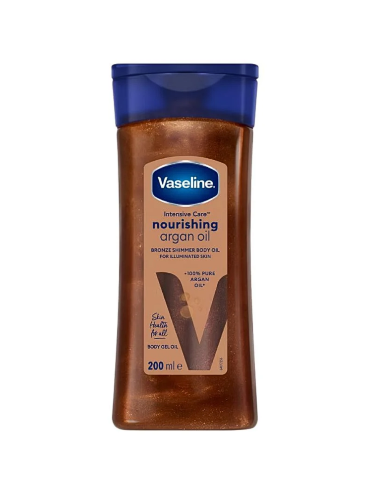Vaseline Bronze Shimmer Argan Body Gel Oil - 200 ml