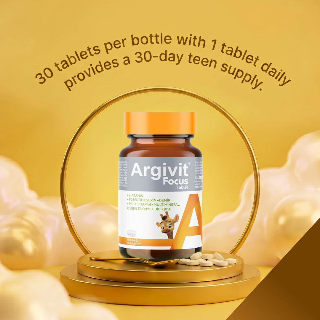 Argivit Focus Tablet for Teens 30 Capsules