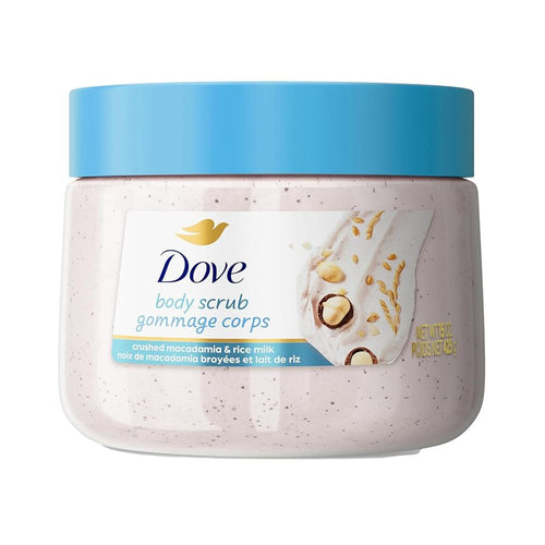 Dove Body Scrub with Crushed Macadamia & Rice Milk - 425 g