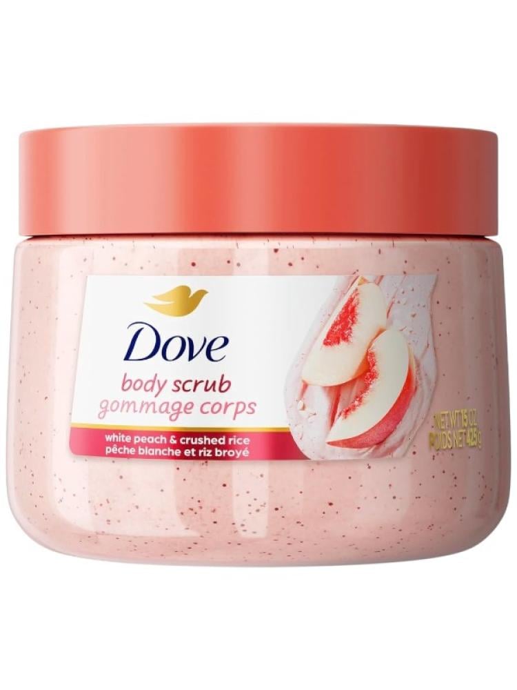 Dove White Peach & Crushed Rice Body Scrub - 425 g