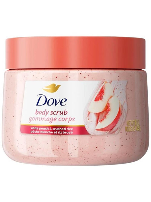 Dove White Peach & Crushed Rice Body Scrub - 425 g