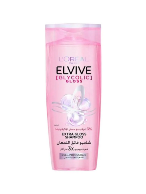 L’Oréal Paris Elvive Glycolic Gloss Shampoo – 400 ml Twin Pack