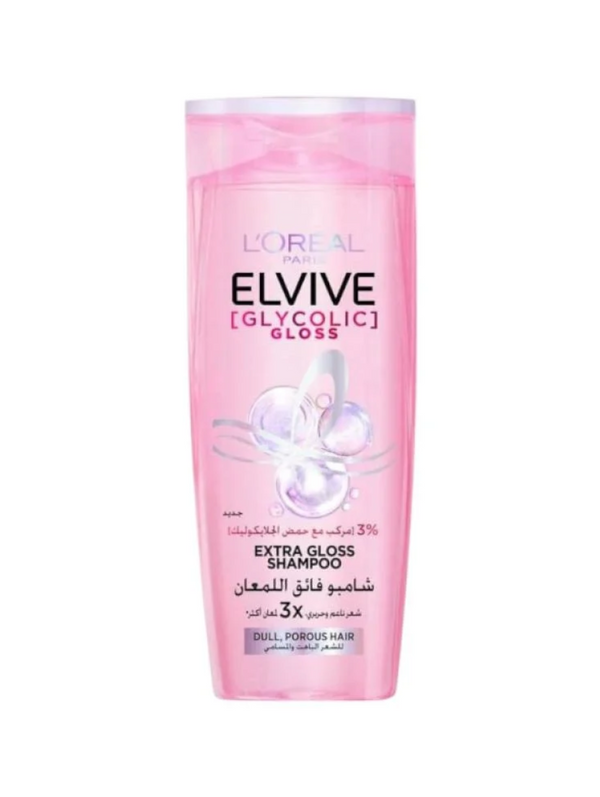 L’Oréal Paris Elvive Glycolic Gloss Shampoo – 400 ml Twin Pack