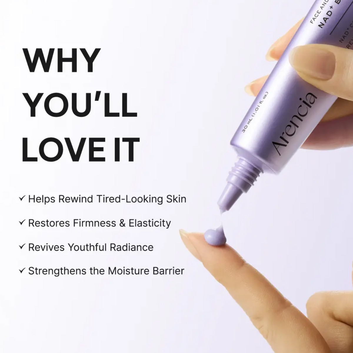 Arencia NAD+ Booster Shot Face & Eye Cream 30ml