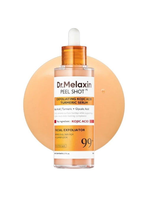 Dr. Melaxin Peel Shot Kojic Acid & Turmeric Exfoliating Serum - 80 ml