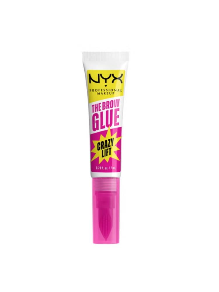 NYX Professional Makeup The Brow Glue Crazy Lift - Transparent, 7 ml