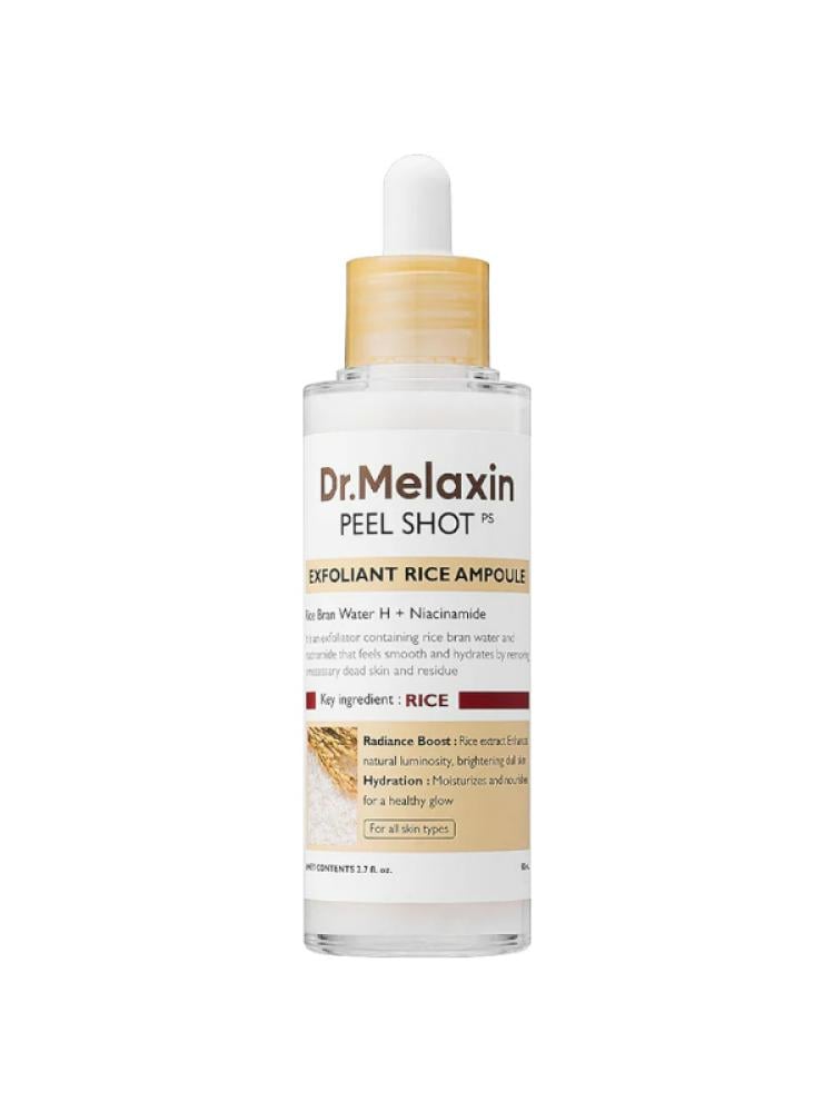 Dr. Melaxin Peel Shot PS White Rice Exfoliating Ampoule - 80 ml
