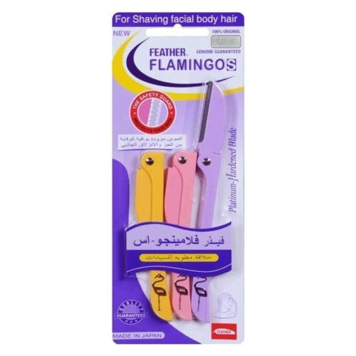 Feather Flamingo Razors | Face & Body Shaving Razors
